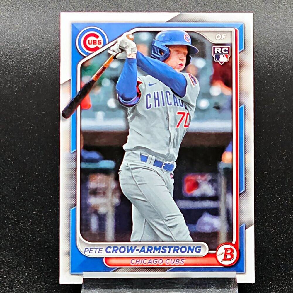Pete Crow-Armstrong Bowman 1st Edition Prizm RC Chicago Cubs Star - Picture 2 of 7